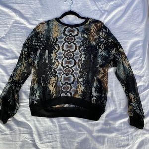 Cabi printed l blouse